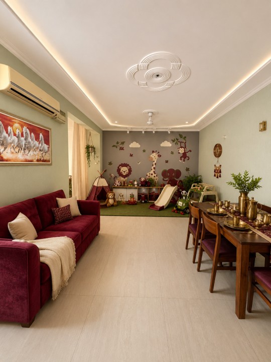 Astro-Aligned Luxury Living Lounge